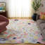 Tapis floral en laine et coton touffeté à la main Jardin-97707579