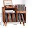 Grande armoire pour tourne-disque avec rangement ouvert en vinyle, console média-1808443670