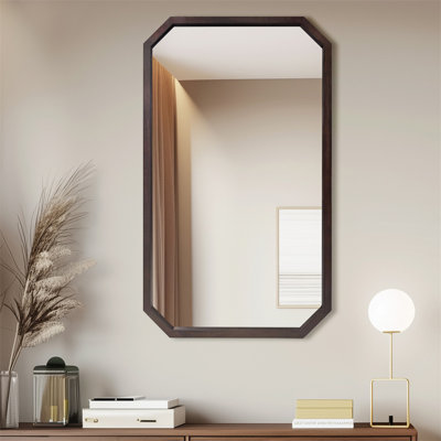 Delyana Wood Framed Wall Accent Mirror