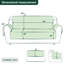 Housse de canapé pour canapé à 3 coussins, housse de canapé antidérapante pour chiens, housse de protection de meuble avec sangles élastiques en mousse pour chat (canapé XL, gris)-672788697-672788691