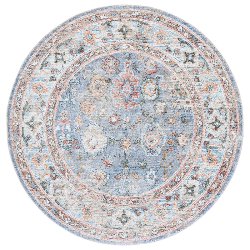 Tapis oriental performance Jacomine, Rond 5 pi 3 po