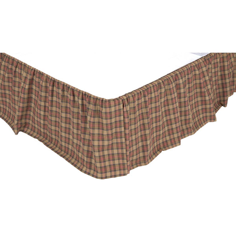 Crosswoods Ruffled Bed Skirt, King