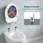 O-Shape Soft-Close Toilet Seat With Quick-Release Function And Decorative Motif, Top Or Bottom Mounting, 175Kg Load Capacity