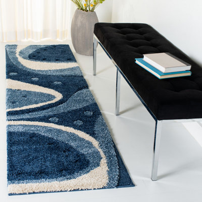 Kerio Shag Performance Abstract Rug
