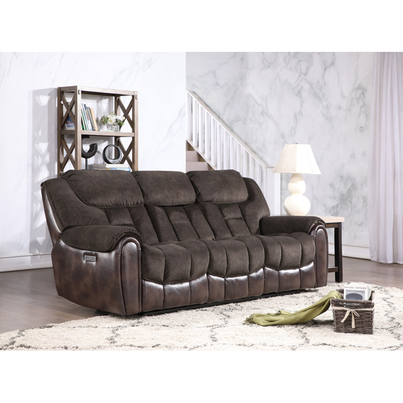 Canapé inclinable double puissance 90 po Redwan