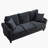 Costilla 78.35" Velvet Sofa-1682959125