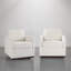 Upholstered Swivel Armchair-2056702184