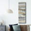 «Spring Stream Gold» par Albena Hristova, art mural en verre Latitude Run®, 12 po x 36 po-770918226