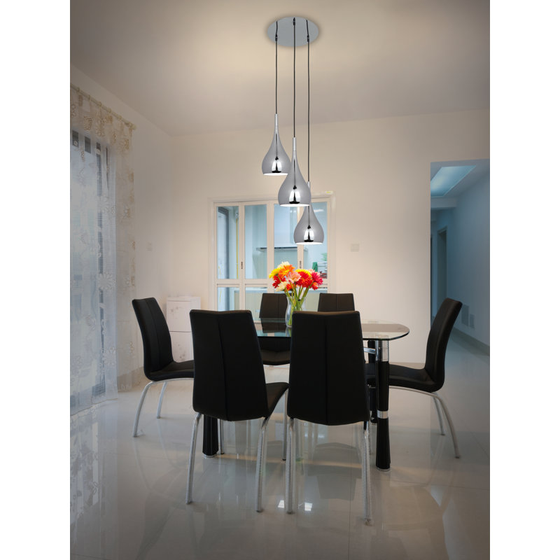 Emmett 3 - Light Chrome Cluster Pendant