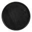 Table basse en bois noir avec tablette - Tablettes de style moderne