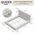 Chenille Cloud Foam Upholstered Platform Bed Frame, 5 Inch Foam Cushioned, No Box Spring, Easy Assembly-583073346-572207033