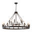 Lustre noir 23,62 po