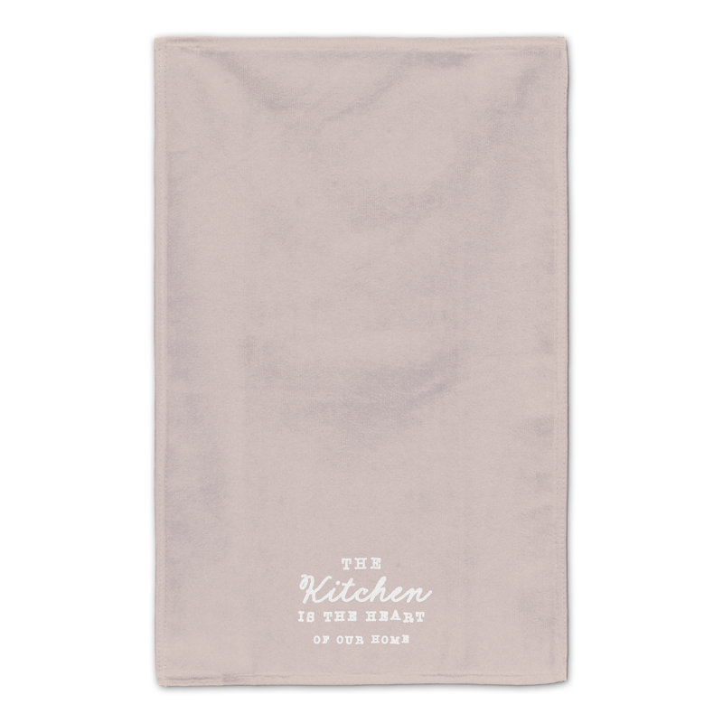 Cotton Floral Tea Towel Kitchen Towel, Pink