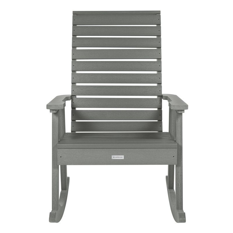 Chaise berçante en plastique Midwest, Teck côtier