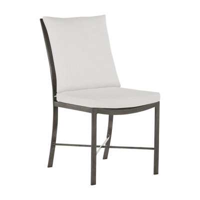 Monaco Aluminum Side Chair - Slate Gray