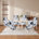 Polyester blanc / gris