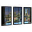 « jacksonville, floride, usa city city horizon city », ensemble de 3 reproductions de photos encadrées-20445357
