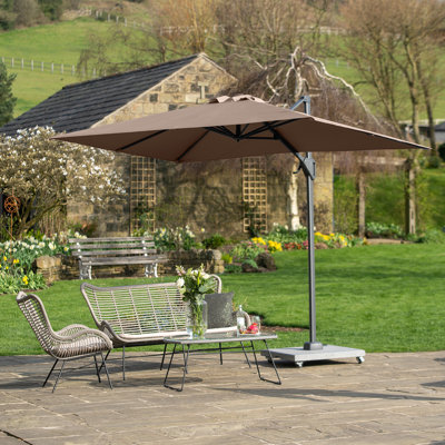 Aarne 300cm X 200cm Rectangular Cantilever Parasol