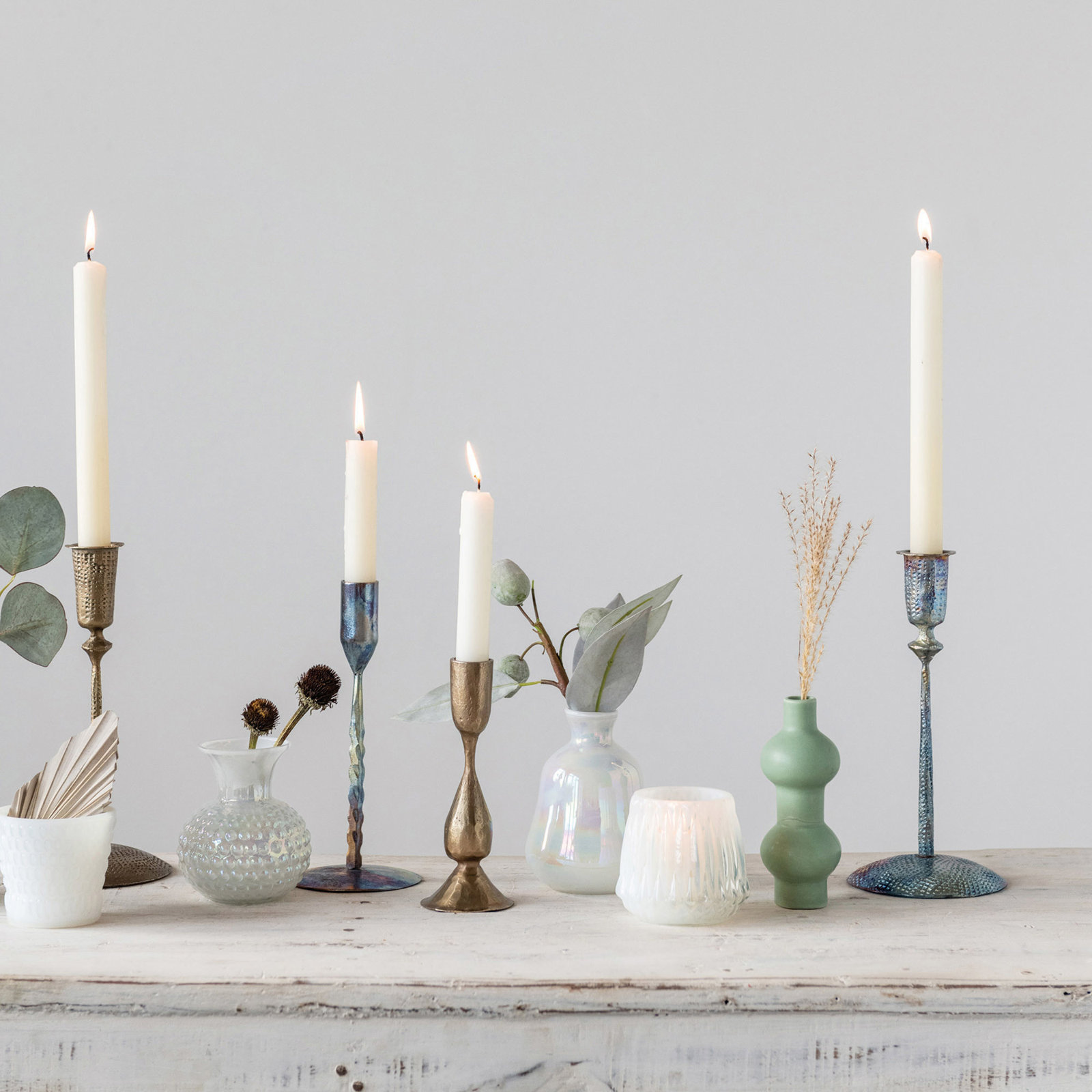 Stainless Steel Candlestick Holder