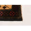 Tapis rouge Teimani 4 pi 3 po x 6 pi 7 po