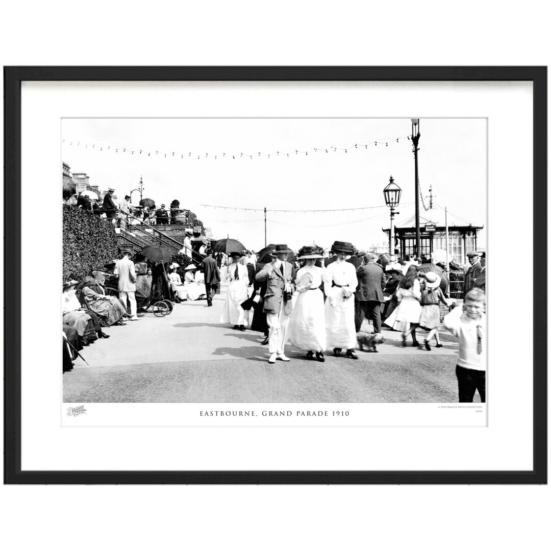 Gerahmter Fotodruck Eastbourne, Grand Parade 1910 von Francis Frith