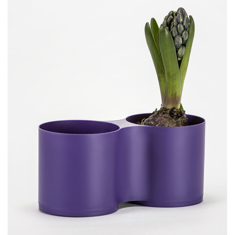 Boîte à fleurs en plastique Kaimar, Violet