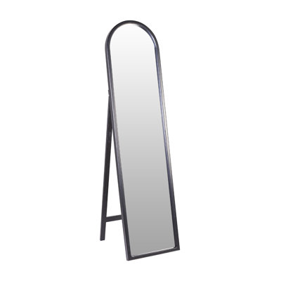 Wood Flat Floor Mirror