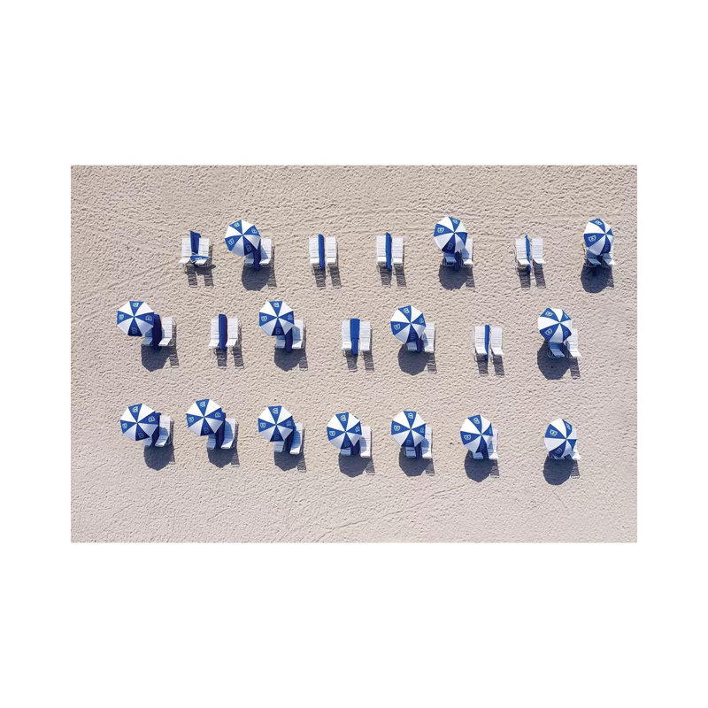 Aerial South Beach II 1 Piece Wrapped Canvas Wall Art, 66.04 cm H x 45.72 cm W x 3.175 cm D