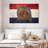 Borges State Map Over Missouri Flag-108116619