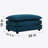 Chenille Fabric Ottomans Footrest