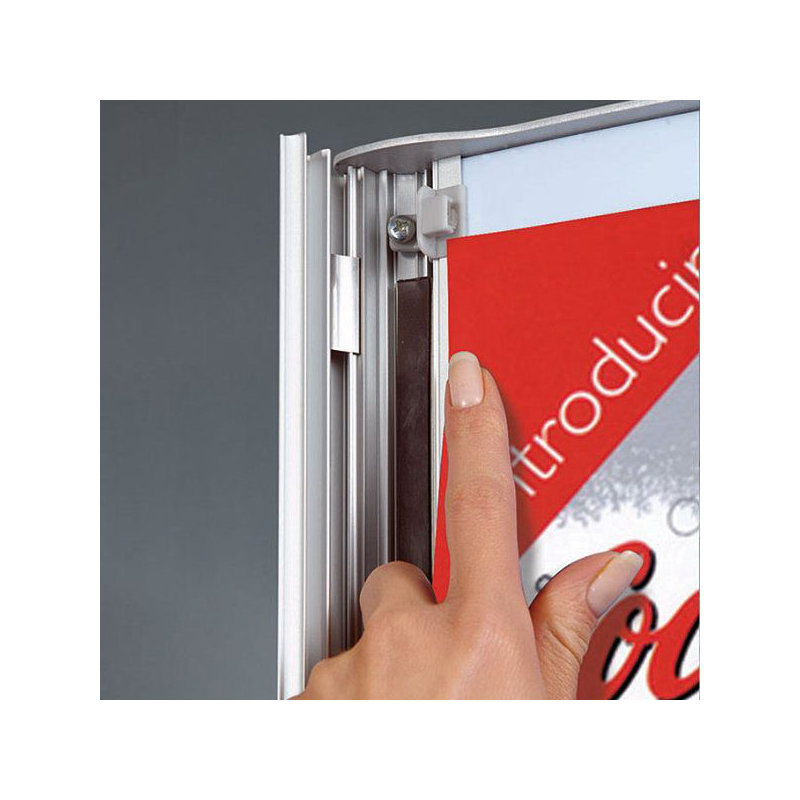 Convex Box Poster Display, 24.24" H x 19.54" W