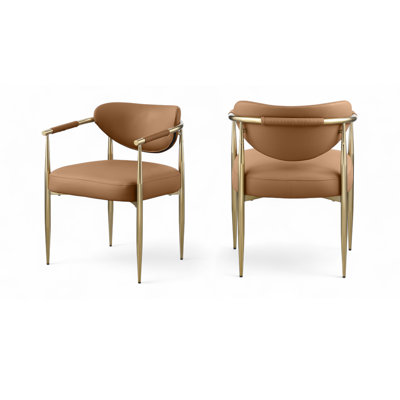 Virella Vegan Leather Upholstered Dining Chair