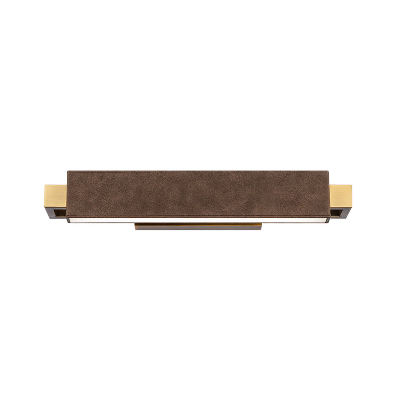 Kinsman 2 - Light LED Bath Bar, Bomber Brown Aged Brass