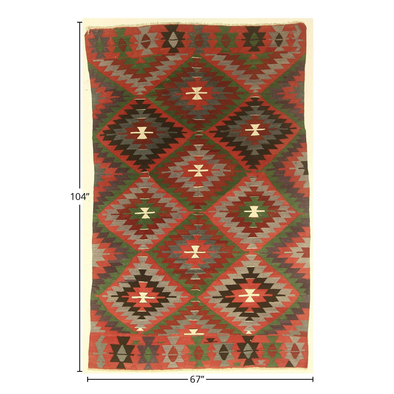 Rectangle Rectangle 5'7'' X 8'8'' Area Rug