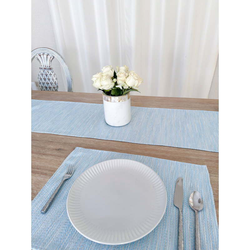 Bay View Striped Table Runnner, Blue