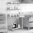 Durring 36 X 12 Inch Kitchen Stainless Steel Overshelf With Adjustable Lower Shelf