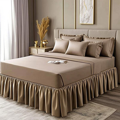 Solid Pleated Bedskirt, Soft & Cozy