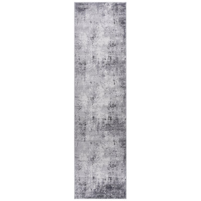 Tapis gris non teint 8X10, teint, complément au dortoir, chambre à coucher, tapis de bureau à domicile gris, sans perte, rehausse le bureau