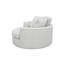 Fauteuil demi-tonneau en polyester de 61 po Ashonte Anjuan-234916242