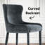 Chaise rembourrée avec accoudoirs encastrés Modern Luxury Chenille-1646930008