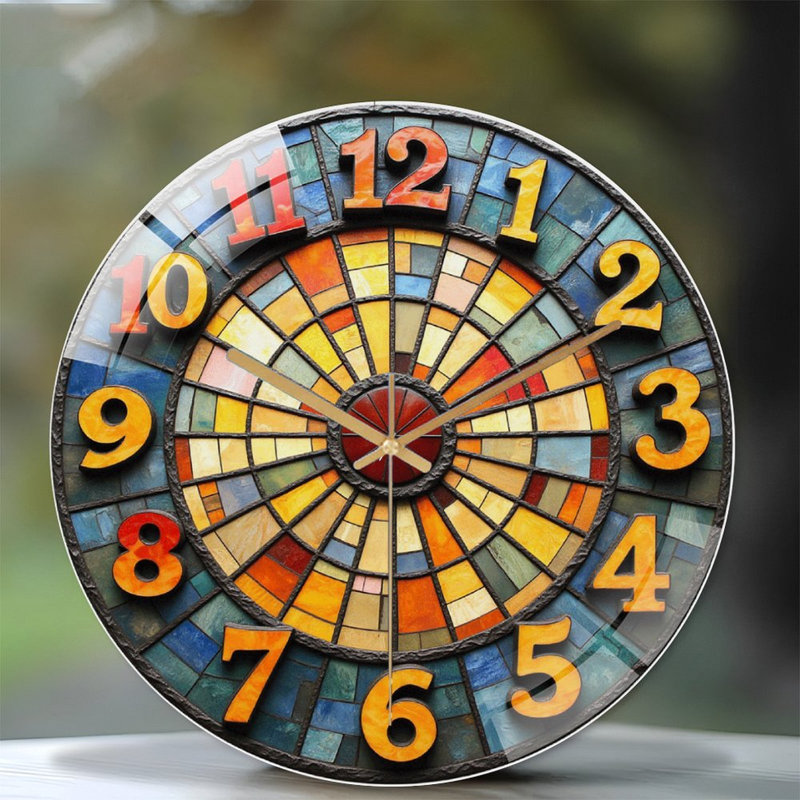 Horloge murale rétro 12 po
