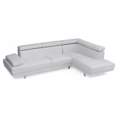 Sectional  ( Without Ottoman) , WHITE