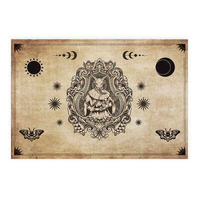 Napperons d'Halloween, tapis de table en papier jetable de style gothique pour la salle à manger, paquet de 8
