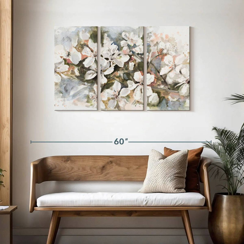 Harnek Soft Peach Blossom, 28" H x 45" W