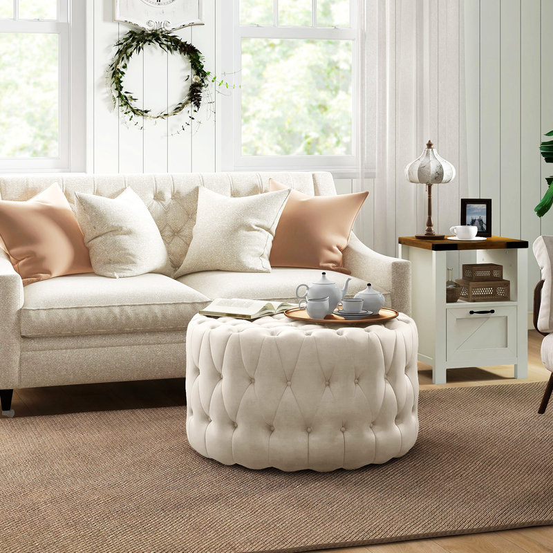 Repose-pieds rond 31,5 po Homcom