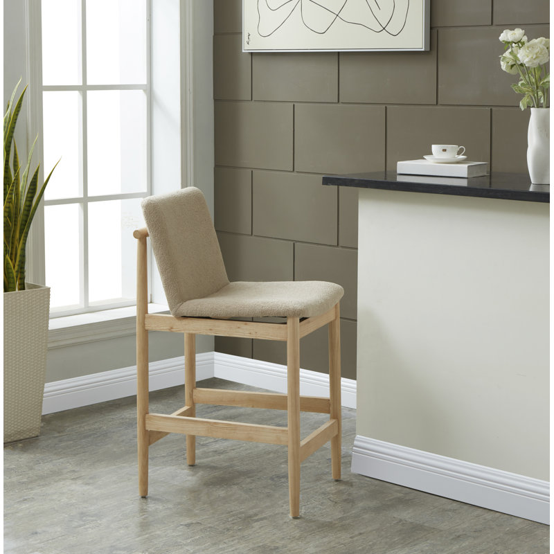 Tabouret de comptoir Daffodil Boucle, Gruau