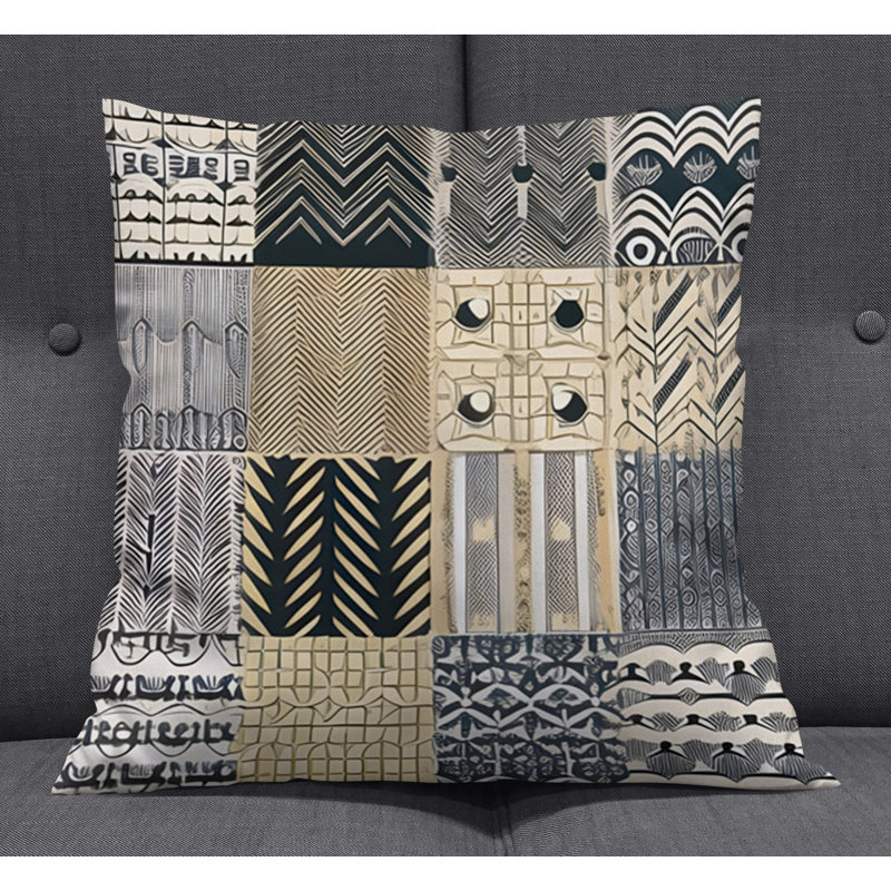 Throw Pillow, Pillow Cover Only - No Insert, 16"H x 16"W