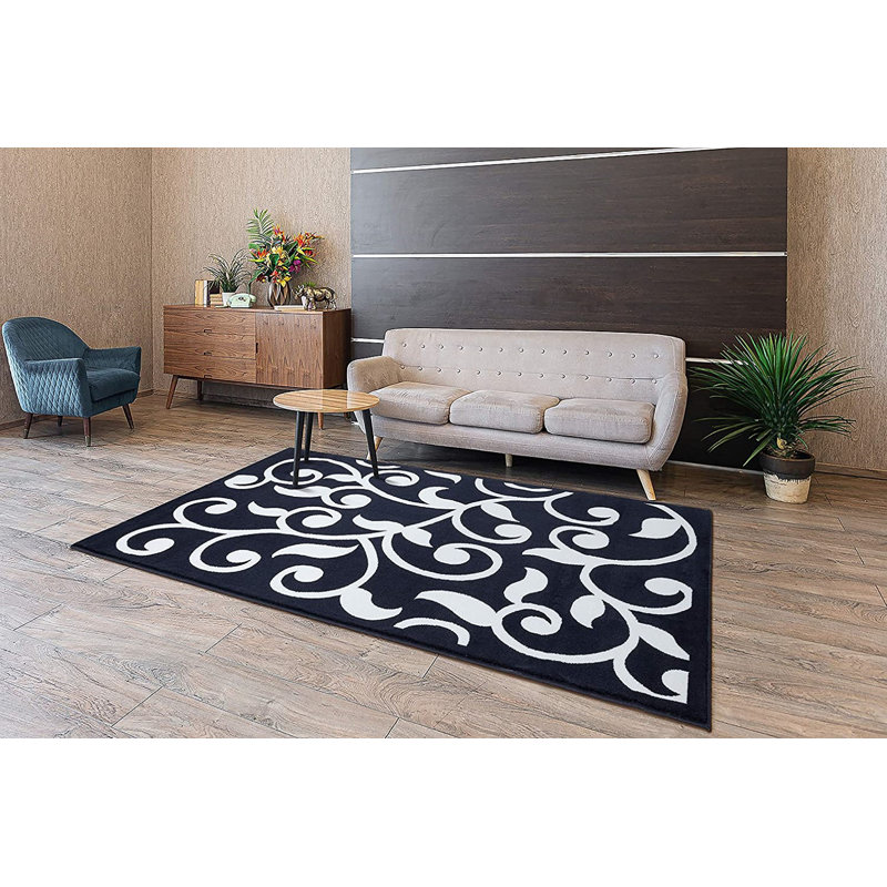 Amnicon Floral Indoor Rug, Rectangle 3' x 5'