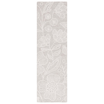 Tapis floral en laine touffeté à la main Jardin