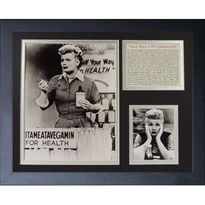 Souvenirs encadrée i love lucy vitameatavegamin